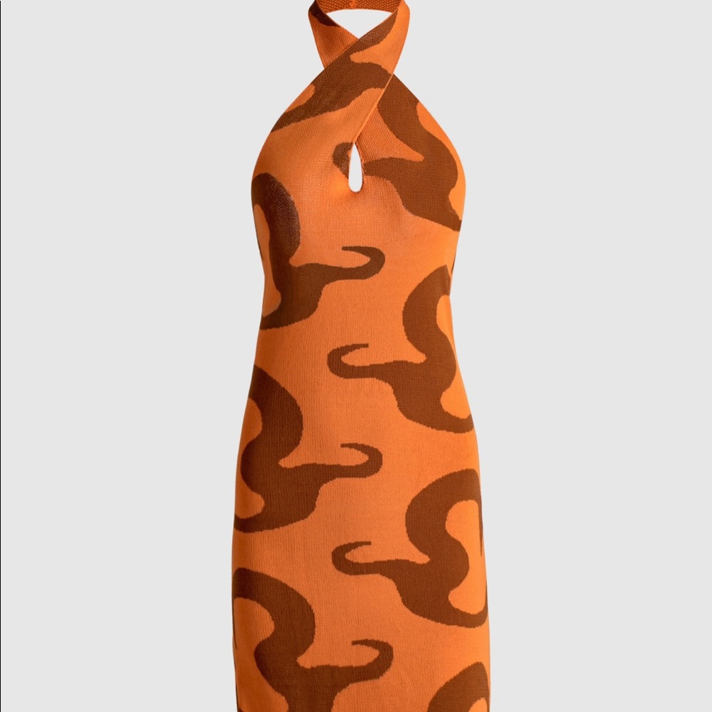 NWT Halter neck back dress.